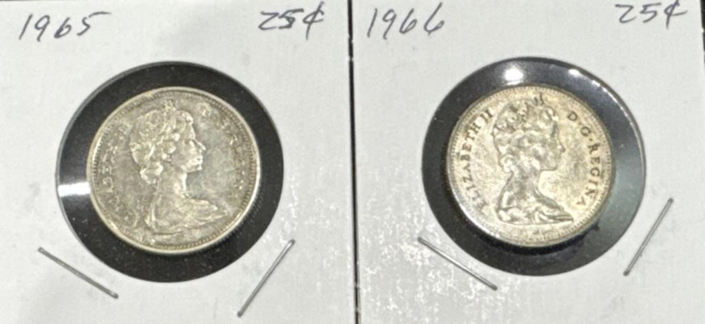 1965/1966 Silver Quarters