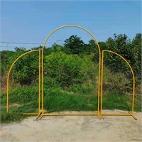 Gold Arch Metal Wedding Arch Backdrop Frame