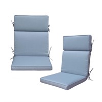 BOSSIMA Patio Chair Cushions  Grey Blue