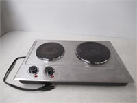"Used" CUSIMAX 1800W Double Hot Plate, Stainless