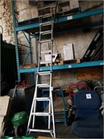 Folding ladder approximately 14 feet