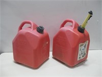 Two 5 Gallon Gas Canisters