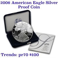 2006-w 1 oz .999 fine Proof Silver American Eagle