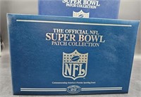 NFL Super Bowl Patches in 2 Collection Binders