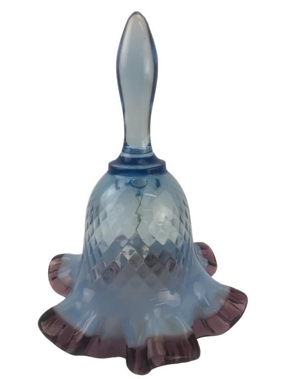 Fenton Art Glass Bell w/Ruffle Edge