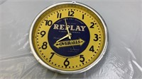 Replay Tin Clock Battery Operated