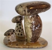 Polished Petoskey Stone Triple Mushroom