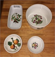 Fruit Pattern Porcelain Servingware