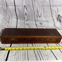 Carved Wooden Curio Box