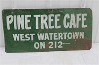 Pine Tree Café West Watertown-SST-24"x12"