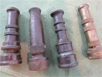 4) Brass Hose Nozzles includes Somerset