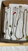 Flat of Assorted Chains, Necklaces