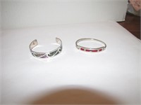 2 Vtg (Small) Bracelets Both Mexico 1 is Sterling