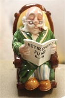 Ceramic Lefton Grandpa Bank