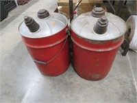 2 - Metal gas cans