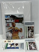 Kobe Bryant Lot - Graded Cards & NBA 2K10 Wii Game