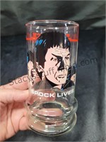 Spock Lives Collector Glass