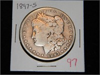 1897-S Morgan $1