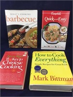4 Hard Backed Cookbooks