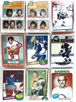 Collection de cartes de hockey OPC 1969 et +
