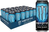 Monster Energy Zero Sugar, 16 FL OZ (Pack of 24)