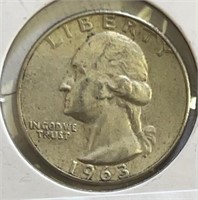 1963D Washington Quarter Silver