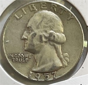1957D Washington Quarter Silver
