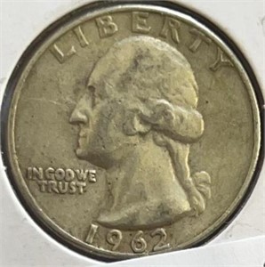 1962D Washington Quarter Silver