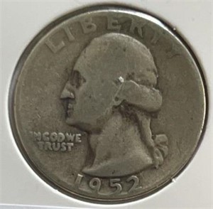 1952 Washington Quarter Silver