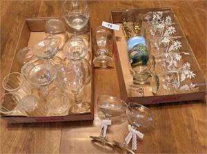 Assorted Glassware