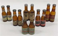 Vintage Glass Beer Bottle Advertising Shakers #2