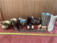 Collectible Cowboy Lot - Spittoons, Boots & more