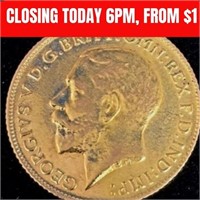 22K  4G 1915 Georgivs Coin