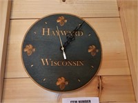 Hayward clock & lake pic 13" x 16"