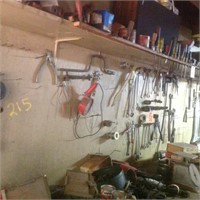 contents of wall (tools)