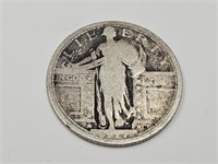 1917 Silver Standing Liberty Quarter Coin