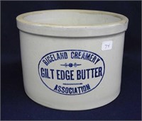 Red Wing 5 lb butter crock w/ "Riceland Creamery"