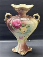 Antique Victorian double handled Floral Vase