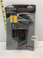 HUSKY 13 PC METRIC HEX WRENCH SYSTEM, NEW