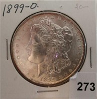 1899O Silver Morgan Dollar, nice