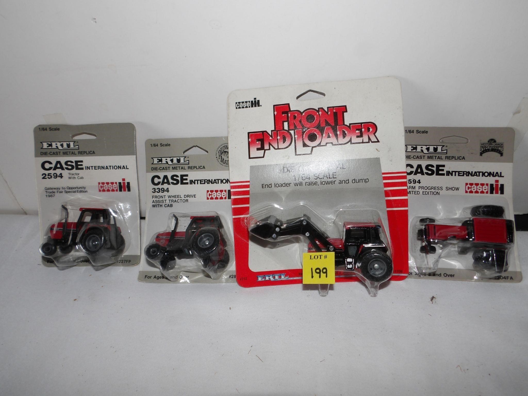 4-1/64th Case Tractors