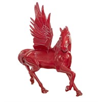 Large Iconic "Pegasus"  Mobil Oil Red Horse Statue