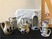 7 piece Williamsburg pottery