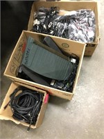 Box Lot Assorted Cords and electronics