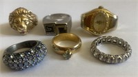 Lot - Misc. Costume Jewelry Rings