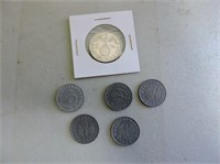 German Coins with Swastikas, early 1940