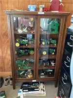 Wooden Display Case Only (contents of case not
