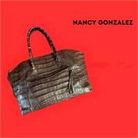 Nancy Gonzalez Crocodile Satchel in new condition