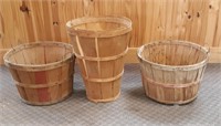 Vintage Bushel Baskets