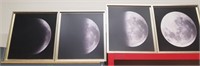 Four Moon Phase Framed Prints